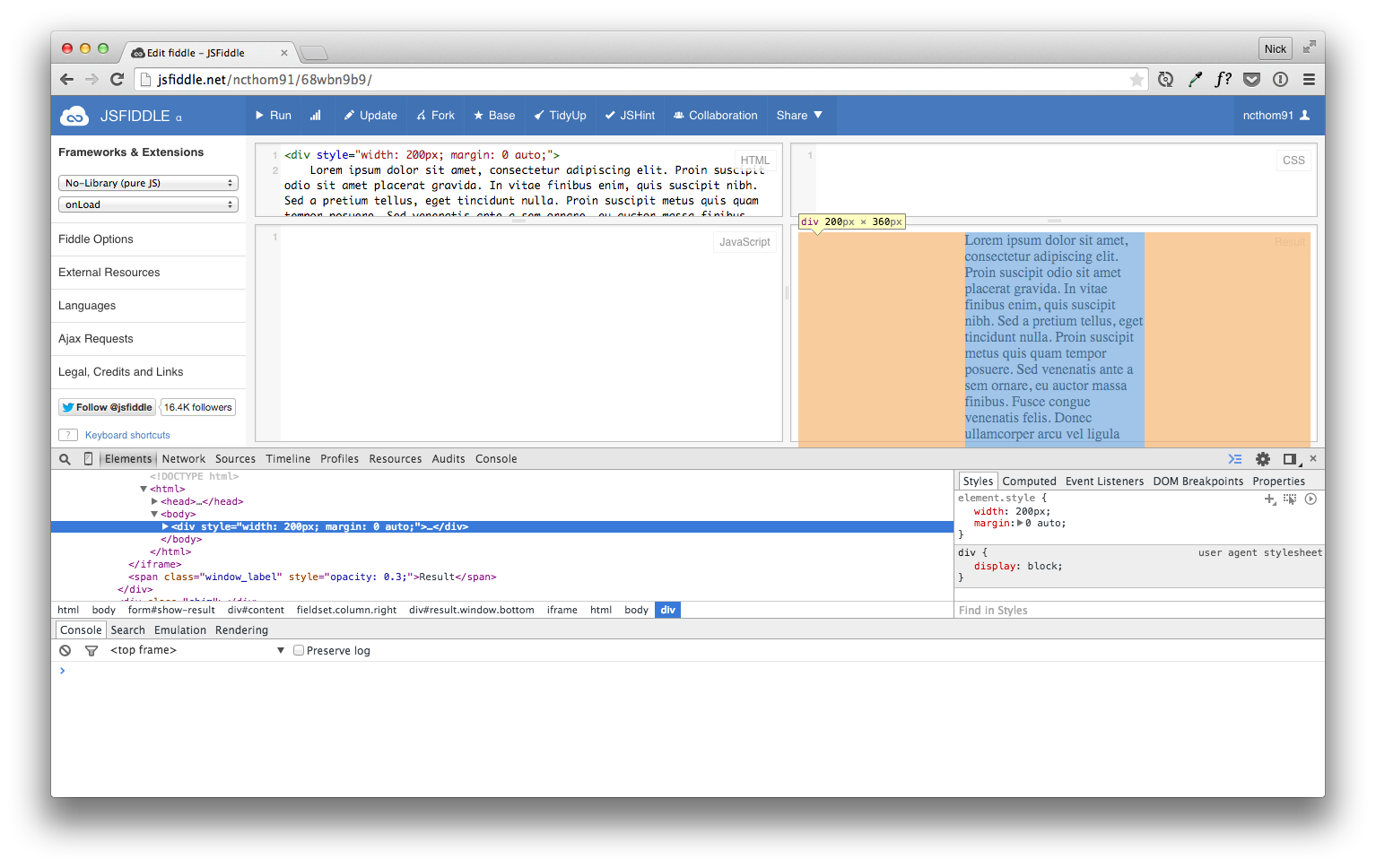 Example of our Box abstraction